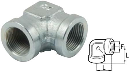 HYDRAULIC ELBOW 90°