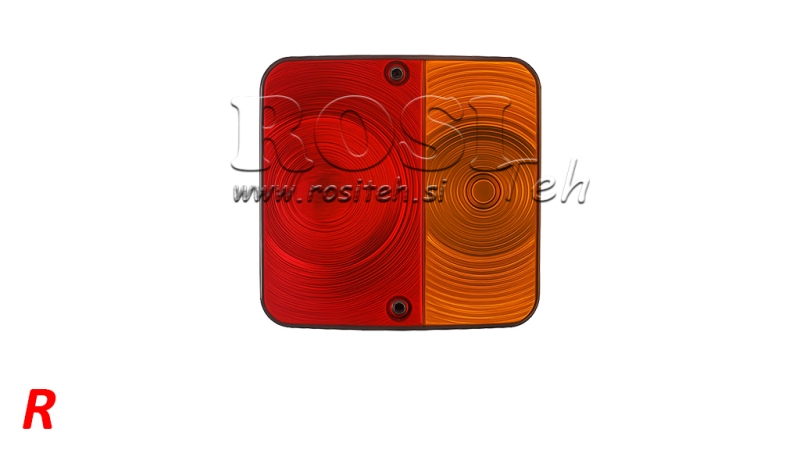 AIZMUGURES KVADRĀTĀS GAIŠAS 2 POZĪCIJAS