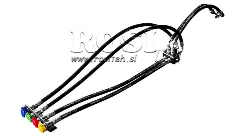 MANUAALINEN JAKOVENTTIILI LETKUILLA TRAKTORIN KIPPISYLINTERIN ULOSTULOLLE DF-6/2 60LIT/MIN