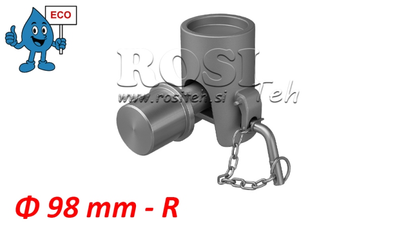 KULA PRZECHYLNA DO PRZYCZEPY fi98 PRAWA eco