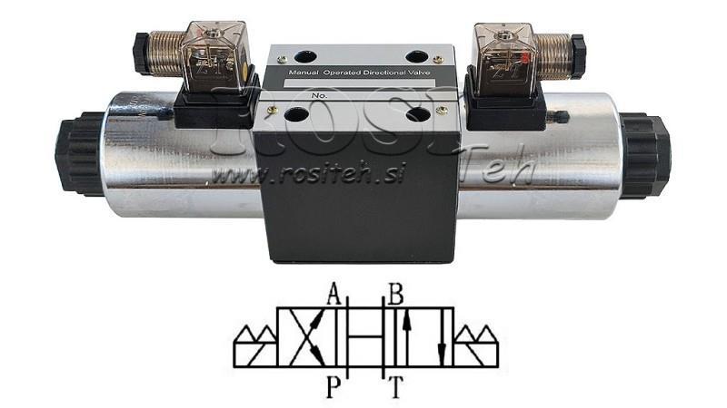 ΥΔΡΑΥΛΙΚΗ ΗΛΕΚΤΡΟΜΑΓΝΗΤΙΚΗ ΒΑΛΒΙΔΑ KV-4/3 CETOP 5 12/24/230V N3