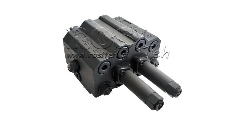 VANĂ DE CONTROL HIDRAULICĂ 2xP90 L/min SENSIBILITATE LA ÎNCĂRCĂTURĂ