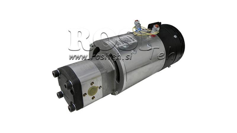 MONTAGEM DE BOMBA HIDRÁULICA GR.2 - 10cc MOTOR ELÉTRICO 24V - 4.5kW