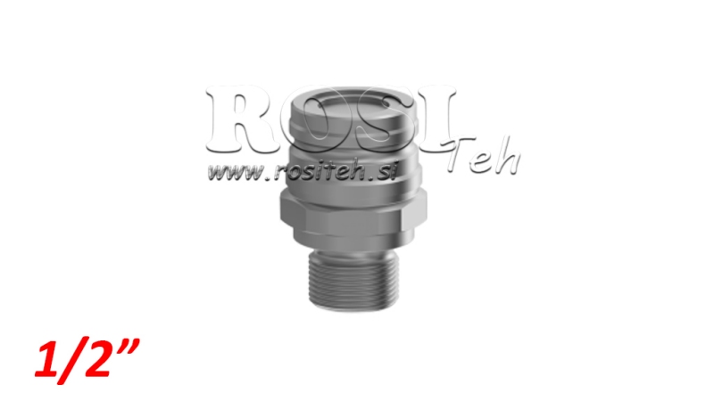 QUICK COUPLING FOR BRAKES MALE 1/2