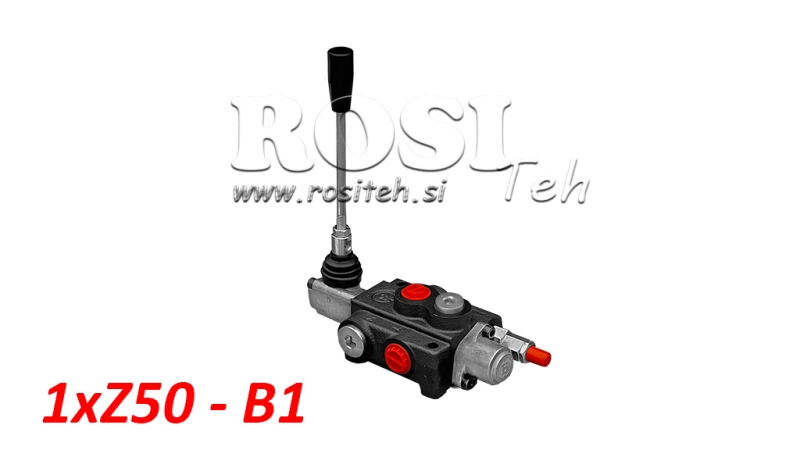 HYDRAULICKÝ VENTIL 1xZ50 + JEDNOSMERNÉ B1