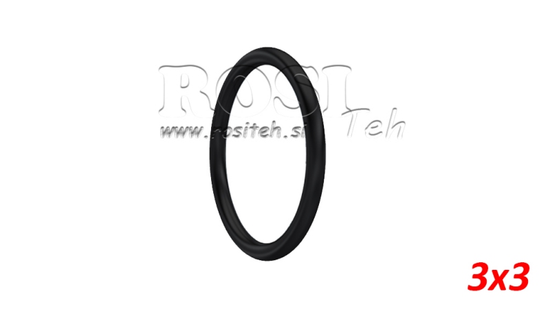 O-RING RUBBER - 3X3