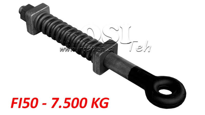 ΑΝΤΙΚΡΑΔΑΣΜΙΚΟΣ ΣΤΡΟΦΙΛΟΣ ΓΑΝΤΖΟΣ ΤΡΑΒΗΓΜΑΤΟΣ ΜΕ ΕΛΑΤΗΡΙΟ FI50 7,500KG