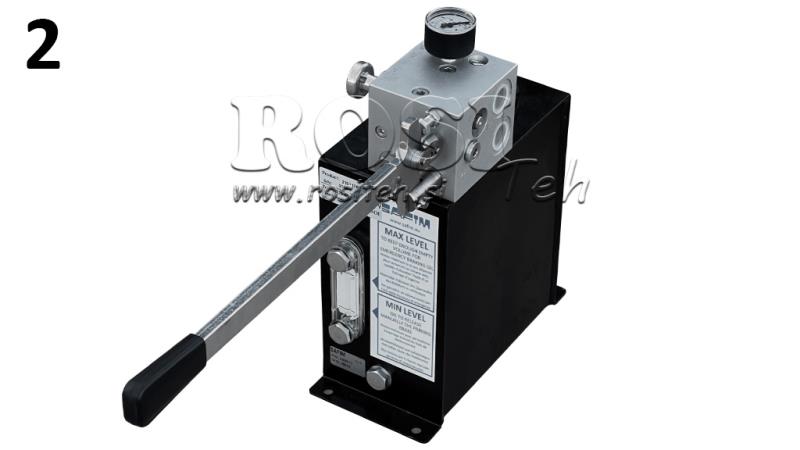 ХИДРАВЛИЧЕН АВТОМАТИЧЕН ВЕНТИЛ RVBR ЗА ПРЕЗАРЯДЕН ЦИЛИНДЪР С РЕЗЕРВОАР И АВАРИЕН РЪЧКИ