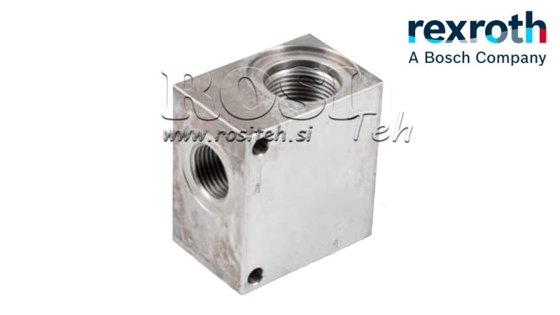 GEHÄUSE FÜR 2-WEGE HYD. VENTIL REXROTH 1/2 70-LIT