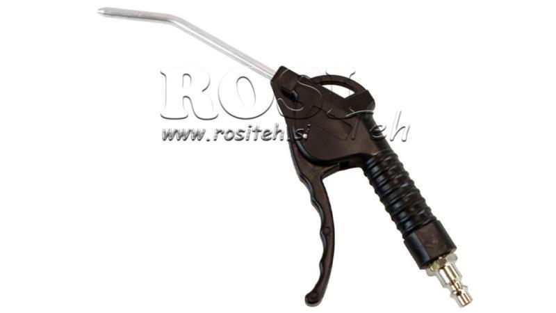 PISTOLA DE AIRE COMPRIMIDO LARGA. CON TUBO CURVO