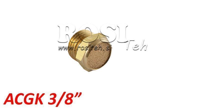 SILENȚIATOR PNEUMATIC DIN BRONZ ACGK 038 LOW