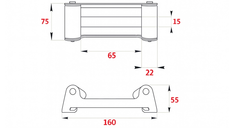 GUIDA ROLLANTE PER CAVO D'ACCIAIO DWH 2500-4500
