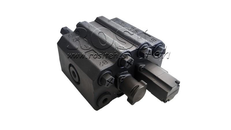 VANĂ DE CONTROL HIDRAULICĂ 2xP90 L/min SENSIBILITATE LA ÎNCĂRCĂTURĂ