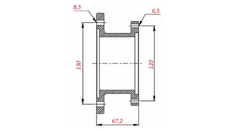 KLOKKE TIL HYDRAULISK PUMPE - DIREKTE MONTERING