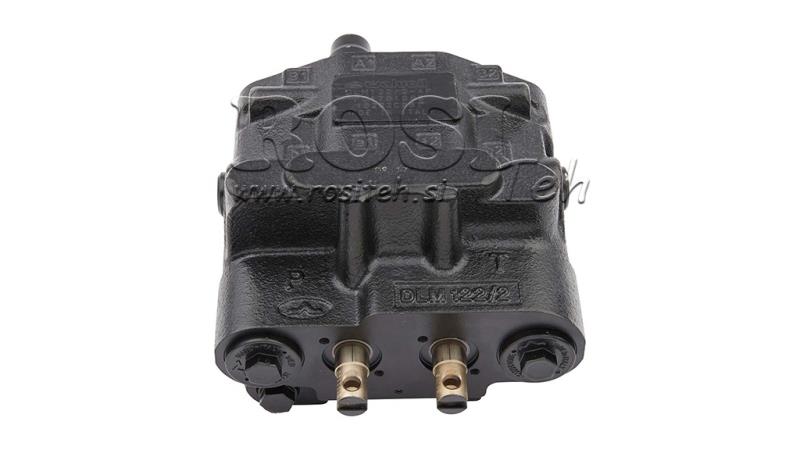HIDRAULSKI KONTROLNI VENTIL DLM-122/2 2xP80 L/min OPTEREĆENJE S FUNKCIJOM FLOAT