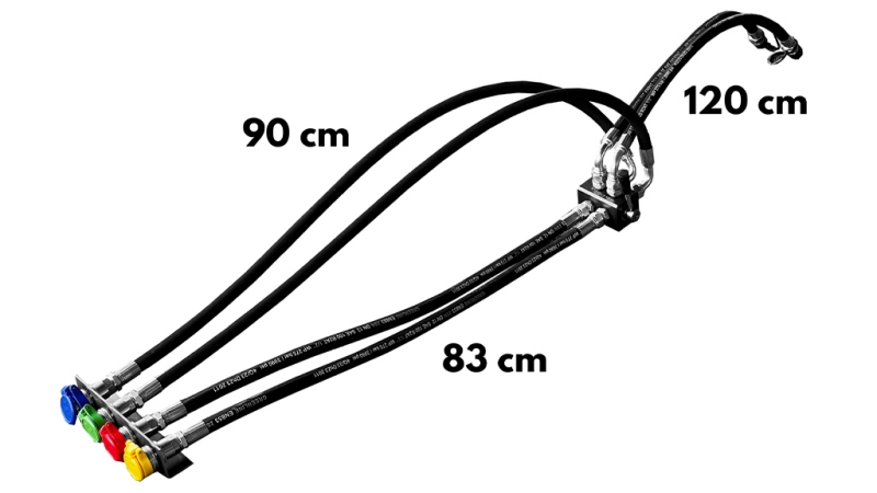 MANUAALINEN JAKOVENTTIILI LETKUILLA TRAKTORIN KIPPISYLINTERIN ULOSTULOLLE DF-6/2 60LIT/MIN