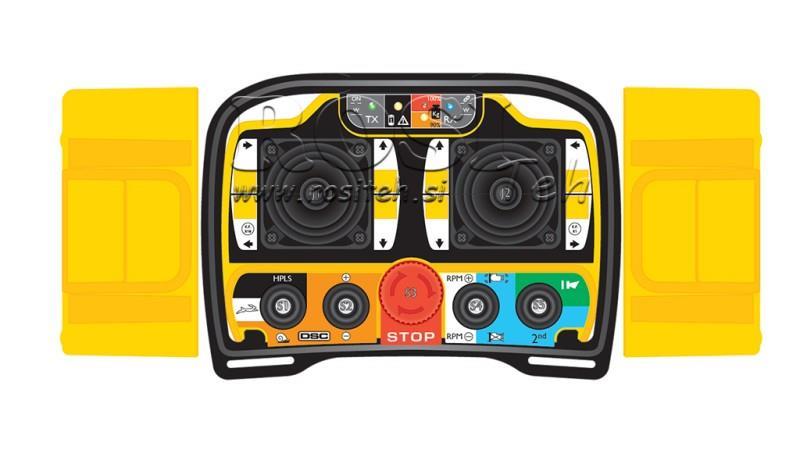 CONTROLLO REMOTO RADIO -PROPORZIONALE- ZEUS2 B2 10016 Plus