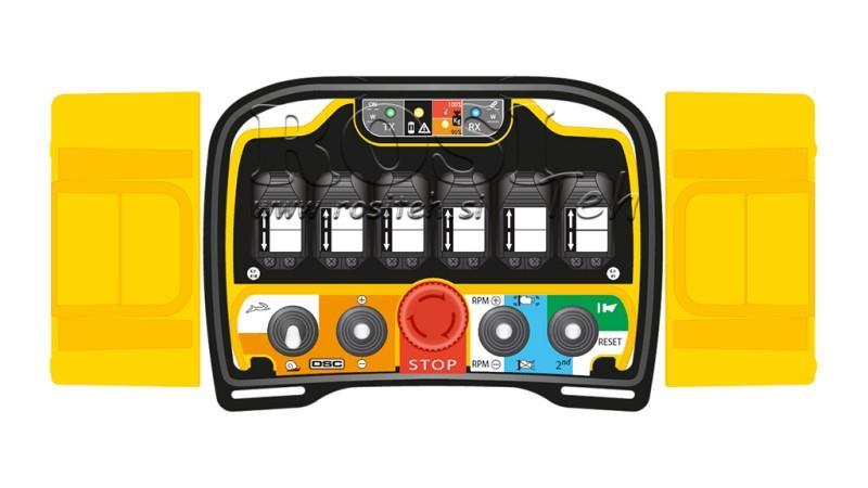 CONTROLLO REMOTO RADIO -PROPORZIONALE- ZEUS2 M6 10020 Plus