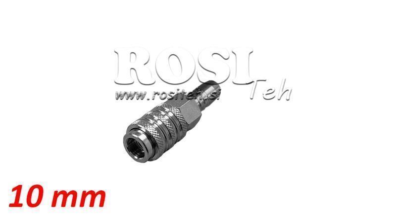 PNEUMATIKUS GYORS CSATLAKOZÓ NŐI SPRUCE 10mm - DN7.2