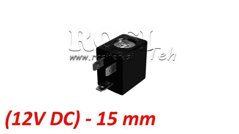 (15) EL. MAG. SPOLI 12V DC 2.5W PNEIMATISKAM VĀRSTAM 1/8