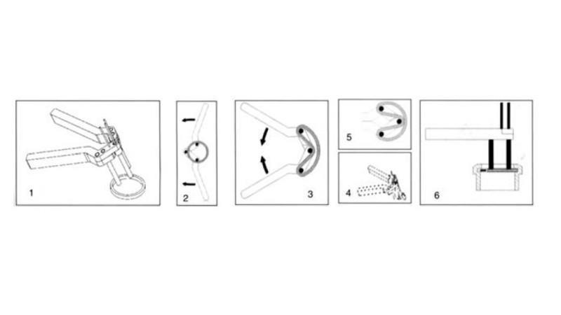 herramienta para reemplazar sellos hidráulicos