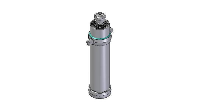 4066S -TELESCOPIC CYLINDER STANDARD/BALL 6 STAGES STROKE 4185 DIAMETER 190