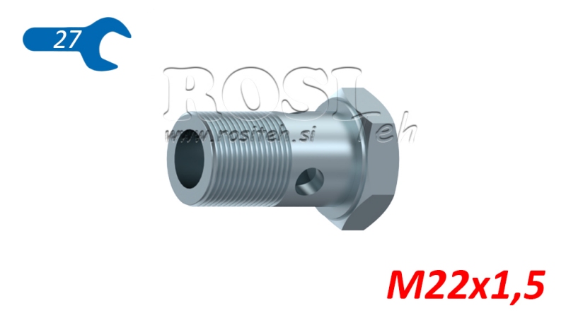 HYDRAULIC HOLLOW BOLT M22X1,5