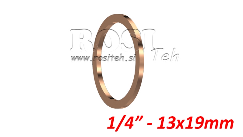 KOPEREN RING 1/4 - 13X19MM