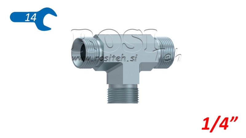 ΥΔΡΑΥΛΙΚΟ Τ ΤΕΜΑΧΙΟ BSP ΑΝΔΡΙΚΟ-ΑΝΔΡΙΚΟ 1/4