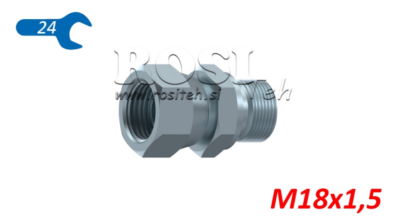 HYDRAULICZNY PODWÓJNY KLUCZ NAKRĘTKA OBROTOWA M18X1,5