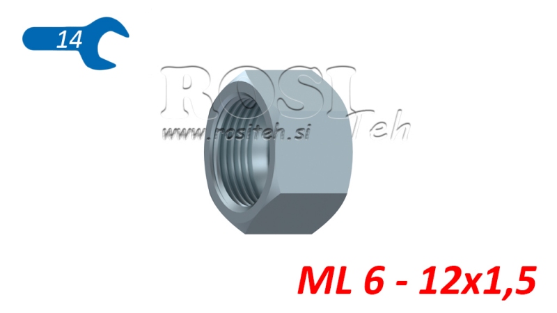 HYDRAULIC NUT ML 6 - 12X1.5