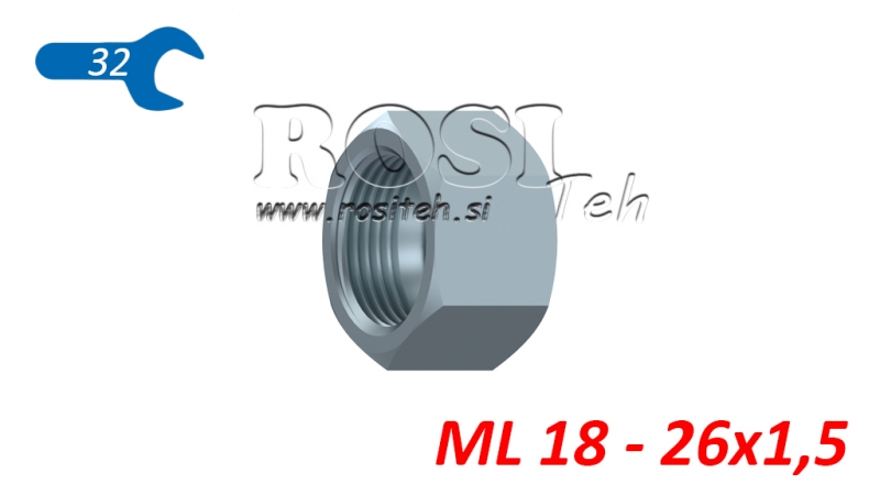 HYDRAULIC NUT ML 18 - 26X1.5