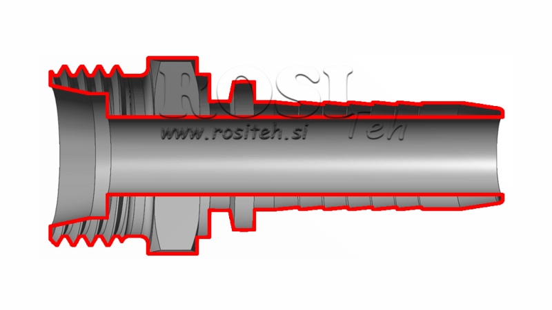 HIDRAULINĖ SĄSAJA CEL 12 L VYRIŠKA DN12-M18X1.5