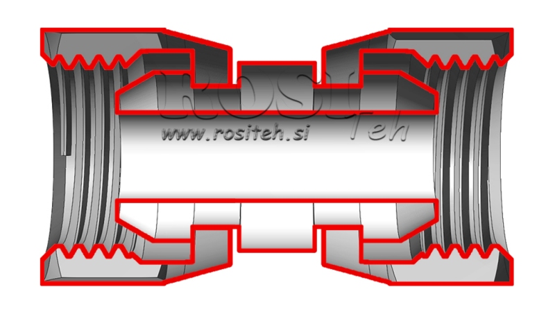 HYDRAULISCHE DREHENDE DOPPELMUTTER 1/2