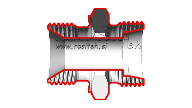 HIDRAULIČKI DVOVIJAČNIK AS10-BSP3/8