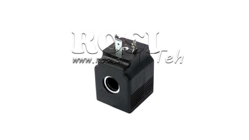 ELECTROMAGNETIC COIL 12V DC - SAE08 - fi 13.2mm-38.6mm 22W IP65
