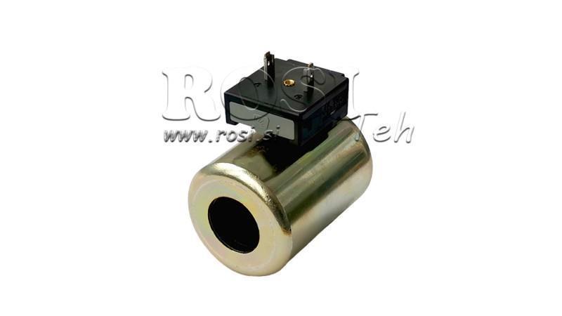 ELEKTROMAGNETICKÁ CIEVKA 12V DC - CB14 - fi 22.22mm-59mm 30W IP65