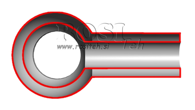 METALLSCHLAUCH BANJO 1/4 40mm