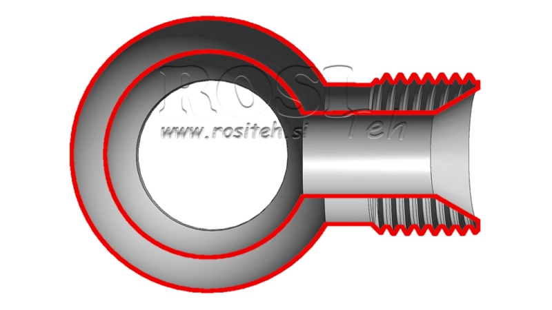 HIDRAULIČNI PRIKLJUČAK OČNI M16x1,5-16,7