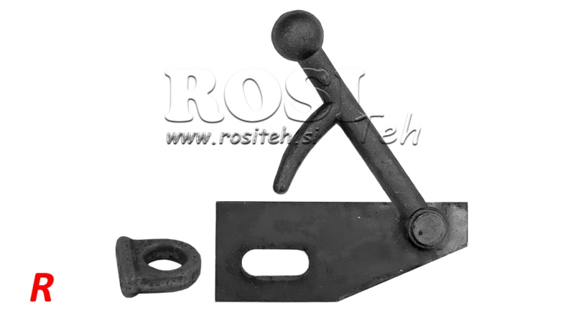 PÓTKOCSI OLDAL BEZÁRÓ TIP PIASTRA JOBB