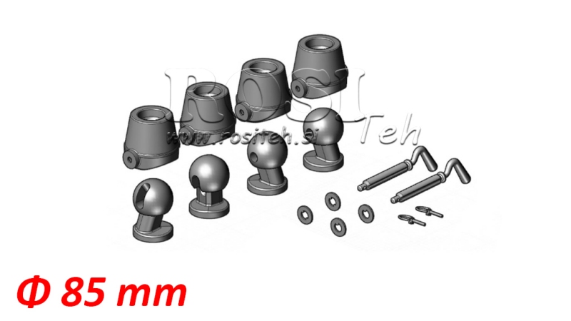 ENSEMBLE DE SUPPORTS POUR CAISSE DE KIPPER FI85