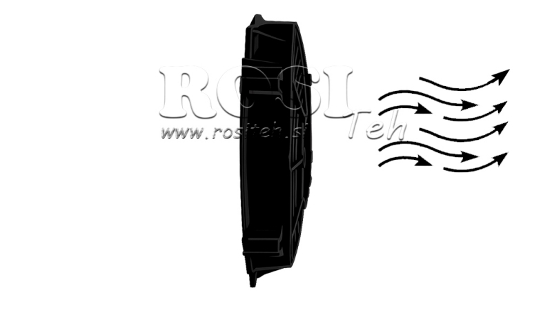 VENTILATEUR AXIAL 305MM PULL 12V