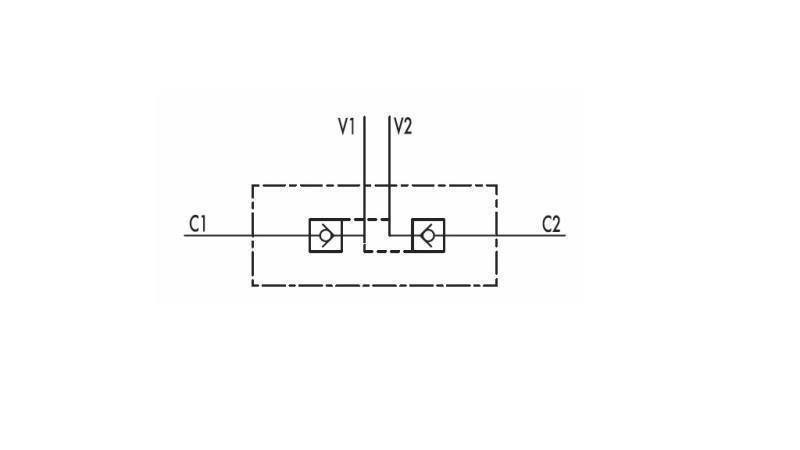 BLOCK VALVE VBPDE 3/8 - schema