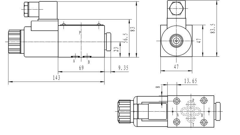 CETOP 3_1 SPOLI DIMENSIJAS 6A
