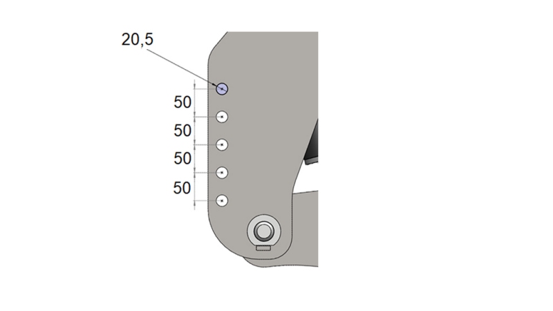 UNIVERSELE AANBOUWSET FRONTHEF CAT. 2 VOOR TRACTOR 1500KG