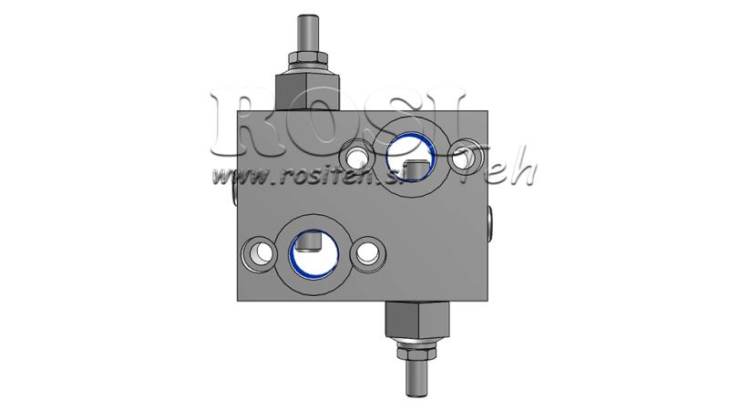 HYDRAULISCHES DRUCKBEGRENZUNGSVENTIL 10-180 BAR FÜR ÖLMOTOR MP-MR-MH