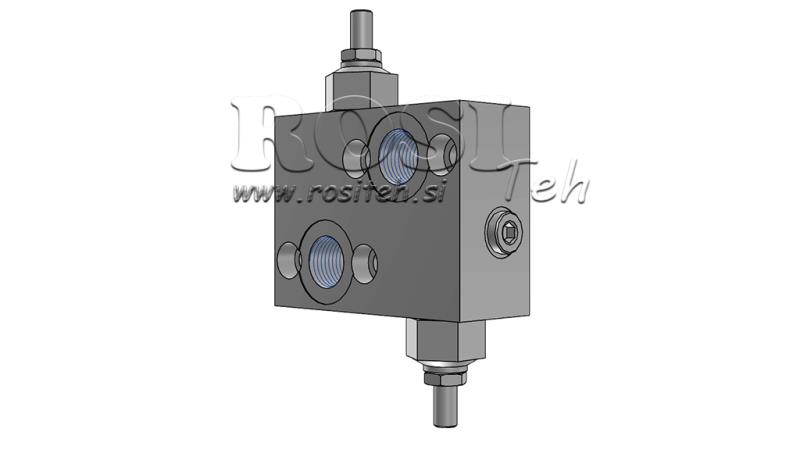 HYDRAULISCHES DRUCKBEGRENZUNGSVENTIL 10-180 BAR FÜR ÖLMOTOR MP-MR-MH