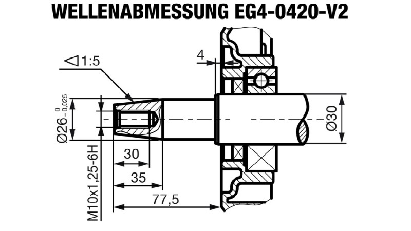 moteur à essence EG4-420cc-9.6kW-13.1HP-3,600 RPM-E-TP26x77.5-démarrage électrique