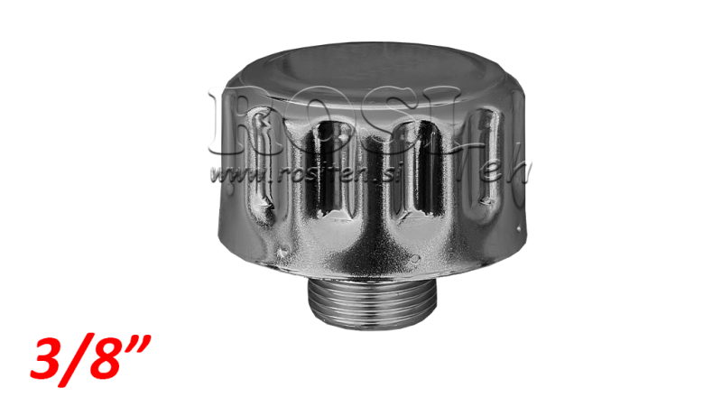 METAL FILTER CAP WITH BREATHER 3/8