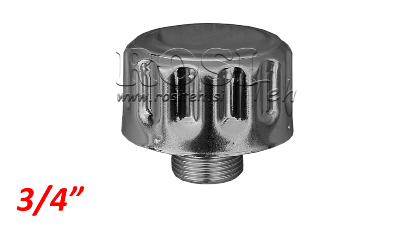 METAL FILTER CAP WITH BREATHER 3/4